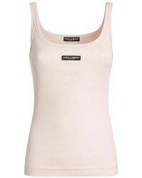 Dolce & Gabbana - Geribbelde Tanktop - Lyst