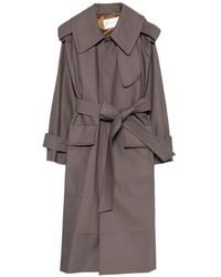 Victoria Beckham - Philippa Belted Trench Coat - Lyst