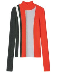 Enfold - Ribbed Colour-Block Sweater - Lyst