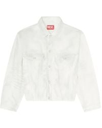 DIESEL - Elasticated Trucker Jacket - Lyst