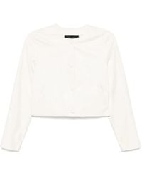Cynthia Rowley - Downtown Cropped Leren Jack - Lyst