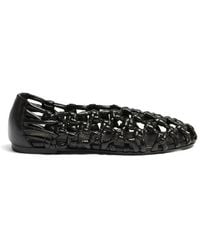Liviana Conti - Ballerines Olimpia En Cuir Tressé - Lyst