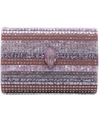 Kurt Geiger - Eagle Crystal-Embellished Clutch Bag - Lyst