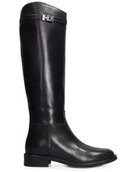 Julie Dee - Buckle-Detail Leather Boots - Lyst
