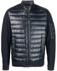 Herno - Padded-panel Zipped Jacket - Lyst