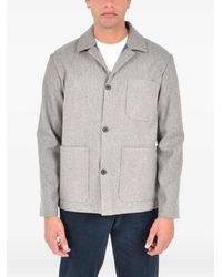 Drumohr - Buttoned Patch-Pocket Overshirt - Lyst