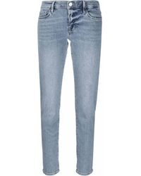 FRAME - Le Garcon Slim-Fit Jeans - Lyst
