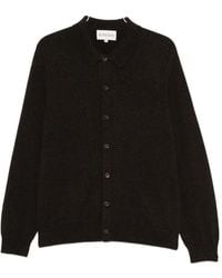 Bompard - Jersey-Knit Shirt-Collar Cardigan - Lyst