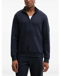 EA7 - Logo-Patch Sweatshirt - Lyst