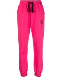 Pinko - Carico Cotton Track Pants - Lyst