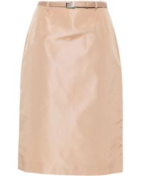Prada - Faille Skirt - Lyst