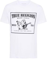 True Religion - Buddha Logo-print Cotton T-shirt - Lyst