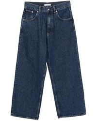 sunflower - Super Wide Logo-Patch Jeans - Lyst