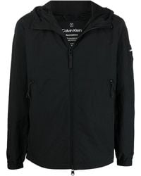 Calvin Klein - Lightweight Hooded Zip-up Jacket - Lyst