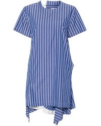 Sacai - Asymmetric-Hem Dress - Lyst