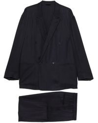 Giorgio Armani - Chevron-Pattern Suit - Lyst