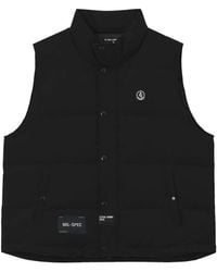 Izzue - Padded Logo-Patch Gilet - Lyst