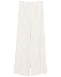 Sandro - Striped Palazzo Pants - Lyst