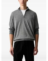 Paul & Shark - Quarter-Zip Sweater - Lyst