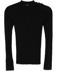 Forte Forte - Ribbed Button-Detailed Sweater - Lyst