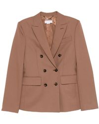 Stella McCartney - Double-Breasted Wool Blazer - Lyst