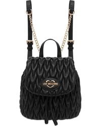 Love Moschino - Matelassé-Rucksack - Lyst