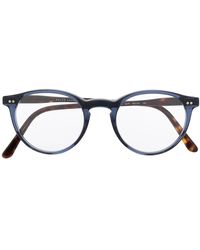 Polo Ralph Lauren - Tortoiseshell-Effect Round Glasses - Lyst