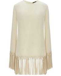 ‎Taller Marmo - Fringe-Trimmed Mini Dress - Lyst