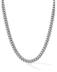 David Yurman - Sterling Curb Chain Necklace (6Mm) - Lyst