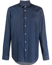 Manuel Ritz - Long-sleeve Cotton Shirt - Lyst