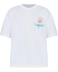 AllSaints - Crayo Floral-Print T-Shirt - Lyst