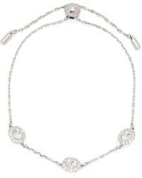 Swarovski - Una Armband Met Dubbele Ketting - Lyst