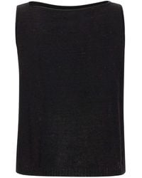 Maurizio Mykonos - V-Neck Ribbed-Hem Top - Lyst