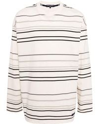 Comme des Garçons - Stripe-print Fine-knit Sweater - Lyst