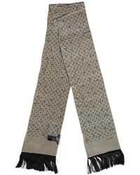 Dolce & Gabbana - Sciarpa Con Frange E Stampa Teschio - Lyst