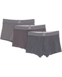 Marc O' Polo - Check-Print Striped Boxers (Set Of Three) - Lyst