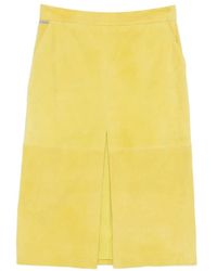 Iceberg - Slit Skirt - Lyst