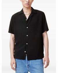 AllSaints - Hudson Camp-Collar Short-Sleeve Shirt - Lyst