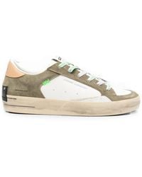 Crime London - Sk8 Deluxe Panelled Leather Sneakers - Lyst