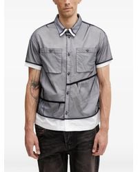 ANDERSSON BELL - Layered Mesh-Overlay Shirt - Lyst