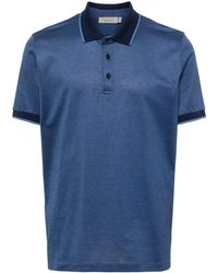 Canali - Piqué Polo Shirt - Lyst