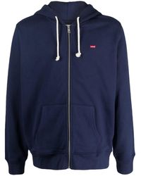 Levi's - Logo-Patch Zip-Up Hoodie - Lyst