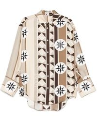 Loewe - Camisa Paula's Ibiza De Seda Estampada - Lyst