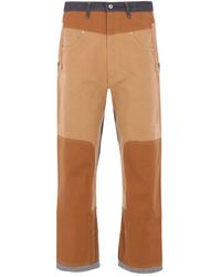 Junya Watanabe - Vaqueros Con Diseño Patchwork - Lyst