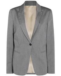 Alberta Ferretti - Blazer Con Motivo De Espiga - Lyst