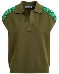 Essentiel Antwerp - Beaded Polo Top - Lyst