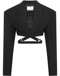 Dion Lee - Constrictor Cropped Blazer - Lyst