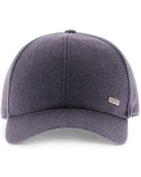 Herno - Cashmere-Silk Baseball Cap - Lyst