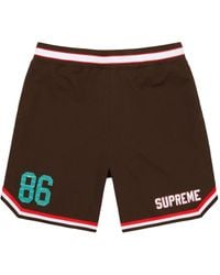 Supreme - Pantalones cortos con ribete a rayas - Lyst