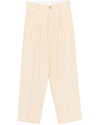 SOLOTRE - Hose mit Bundfalten - Lyst